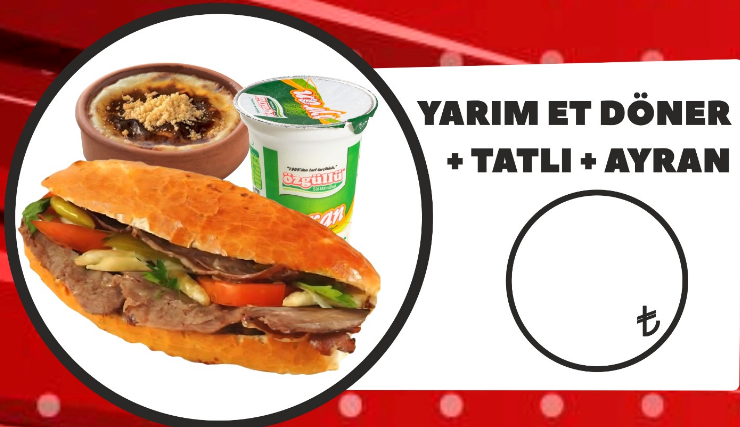 Yarım Et Döner Menü Image